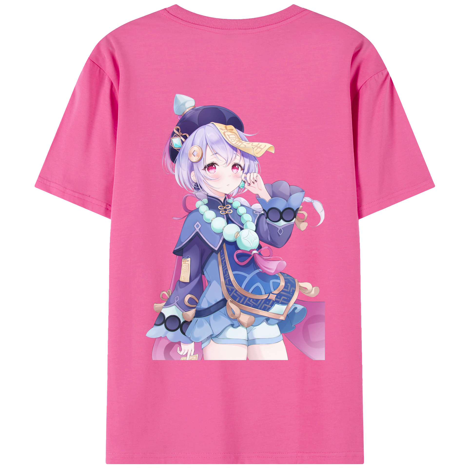 げんし神 七七 なな  genshin Nana レディース半袖Tシャツ(バックプリント)
